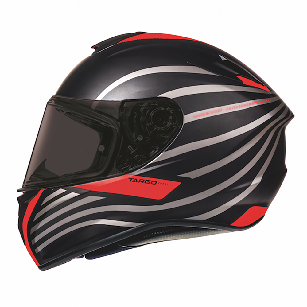 MT Helmets MT Targo Doppler Black/Red XS